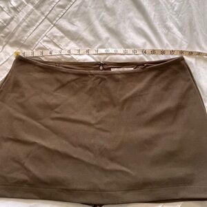 WeWoreWhat Tan Skirt